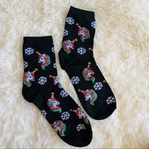 🎄Wondershop | Christmas Unicorn Crew Socks